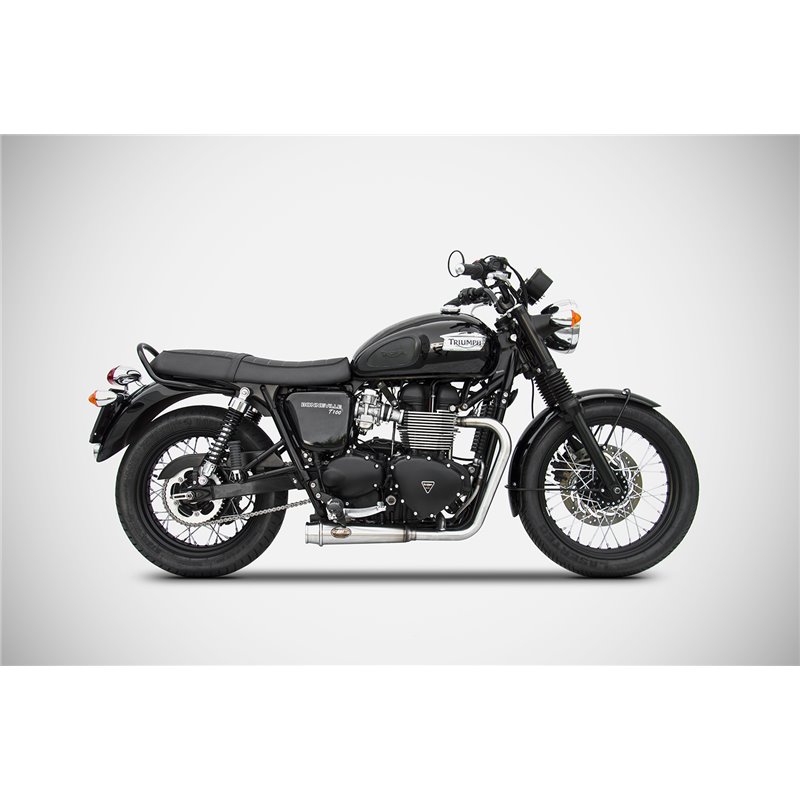 Zard Full Exhaust System 2-2 RVS | Triumph Bonneville