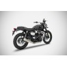 Zard Uitlaatsysteem 2-1 Conisch Low Mount RVS | Triumph Scrambler 900