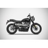 Zard Uitlaatsysteem 2-1 Tiger 70 High Mount RVS | Triumph Scrambler 900