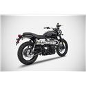 Zard Full Exhaust System 2-1 Limited Edition High Mount RVS | Triumph Scrambler 900