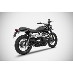 Zard Uitlaatsysteem 2-1 Limited Edition High Mount RVS | Triumph Scrambler 900