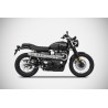 Zard Uitlaatsysteem 2-1 Conisch High Mount RVS | Triumph Scrambler 900