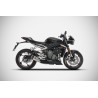 Zard Uitlaatdemper Short Titanium | Triumph Street Triple 765