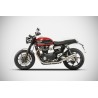 Zard Exhausts Conical RVS | Triumph Speed Twin
