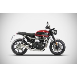 Zard Uitlaatsysteem 2-1 SP Version RVS | Triumph Speed Twin
