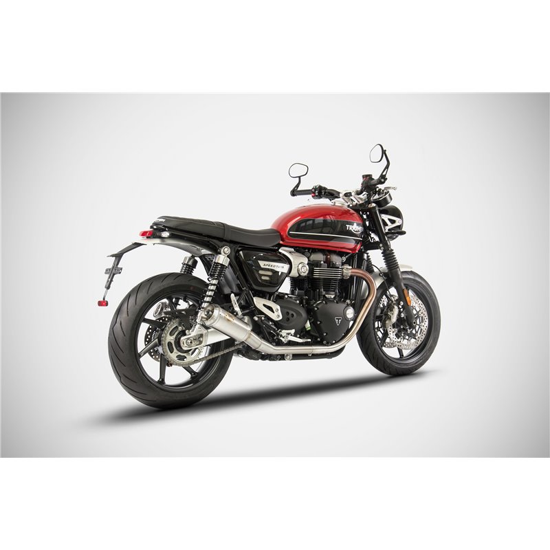 Zard Exhausts SP Version RVS | Triumph Speed Twin