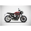 Zard Exhausts SP Version RVS | Triumph Speed Twin