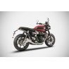 Zard Uitlaatdempers SP Version RVS | Triumph Speed Twin