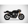 Zard Uitlaatdempers SP Version RVS | Triumph Speed Twin