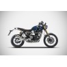 Zard Uitlaatsysteem 2-1 RVSCarbon | Triumph Scrambler 1200