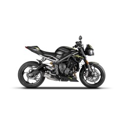 Zard Exhaust RVS/Carbon | Triumph Street Triple 765