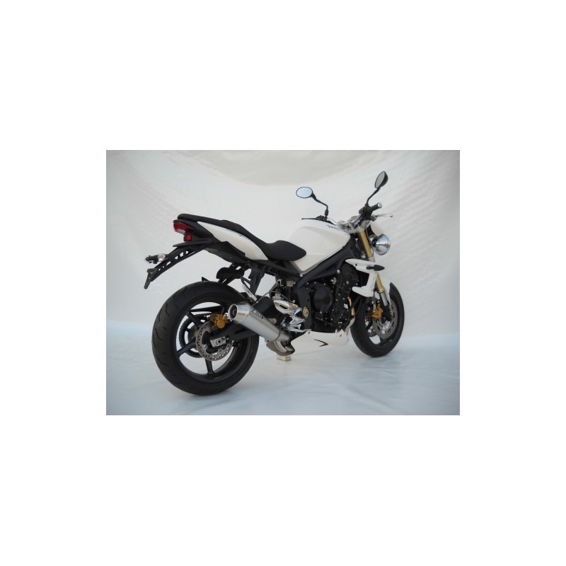 Zard Exhaust Conical round RVS | Triumph Street Triple