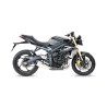 Zard Uitlaatdemper Short Low Mount RVS | Triumph Street Triple