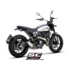 SC-Project Exhaust CR-T titanium (grid) Ducati Scrambler 800