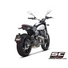 SC-Project Uitlaat S1 titanium Zwart | Ducati Scrambler 800