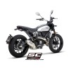 SC-Project Uitlaat Rally-S titanium | Ducati Scrambler 800