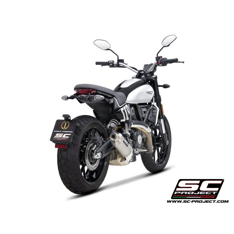 SC-Project Exhaust Rally-S titanium | Ducati Scrambler 800