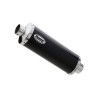 Hurric silencer Rac1 black | Honda XL750 Transalp