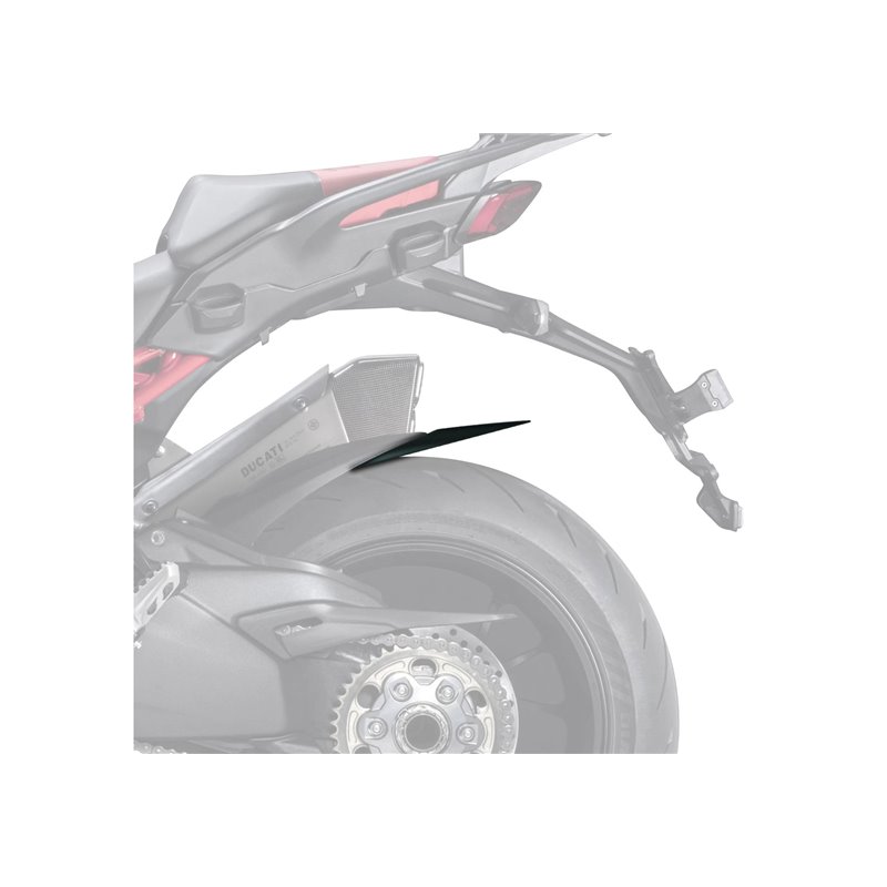 Bodystyle Hugger Extension rear Ducati Multistrada V4 matt black