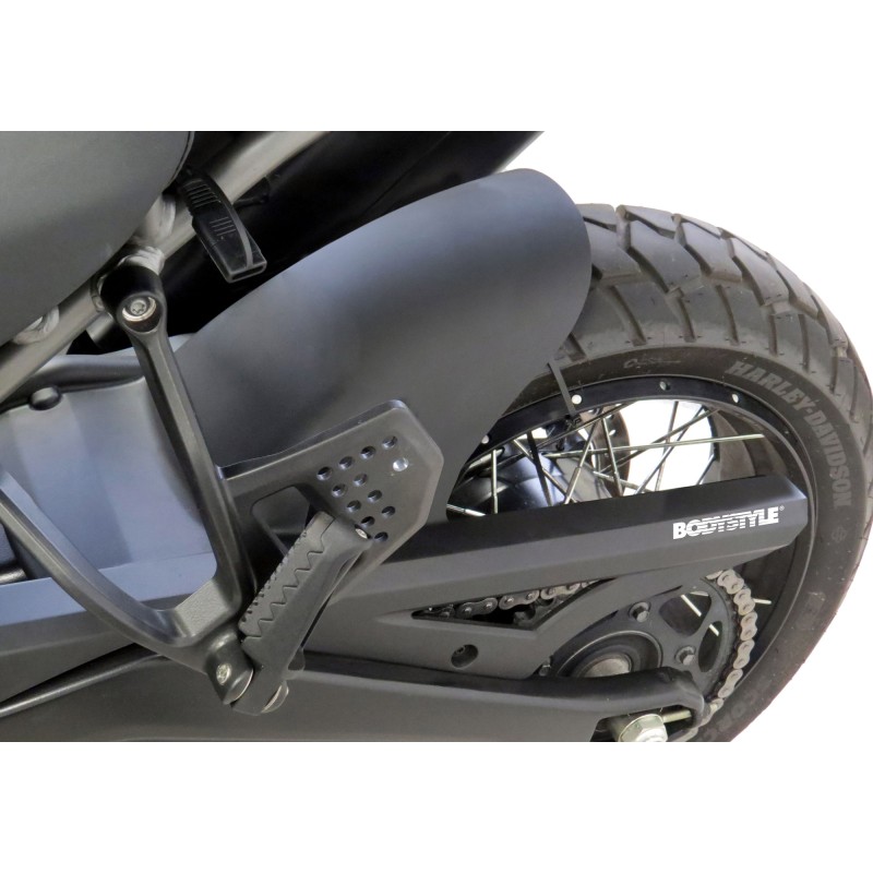 Bodystyle Hugger Achterzijde Harley Davidson PanAmerica 1250 zwart