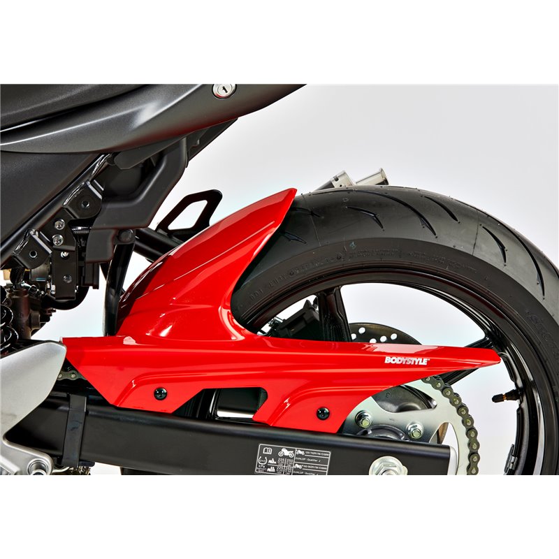 Bodystyle Hugger Achterzijde Suzuki SV650 wit