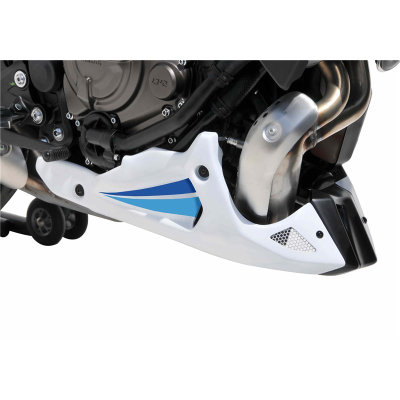 Bodystyle BellyPan | Yamaha XSR700/XTribute/Legacy | white/blue
