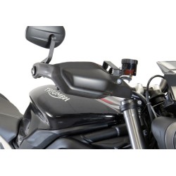 Bodystyle Handkappen (Guards) Triumph Street Triple RS, Speed Triple 1200 RS mat zwart