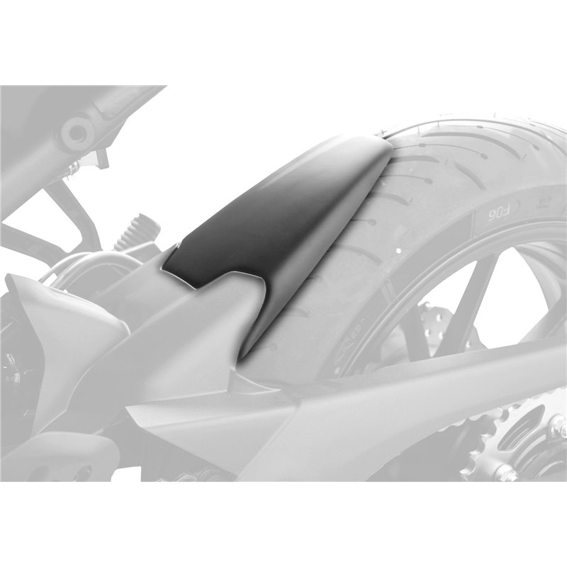 Bodystyle Hugger extensie Achter Ducati Multistrada V4/S/Sport mat zwart