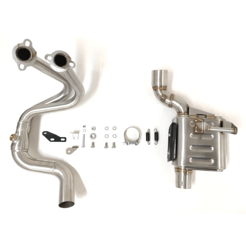 IXIL RB complete system black with catalytic converter, KAWASAKI Z 650/650 Ninja, 23-, (Euro5)