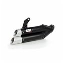 IXIL Silencer Hyperlow Dual XL | KTM 390 Duke/125RC/390RC | black