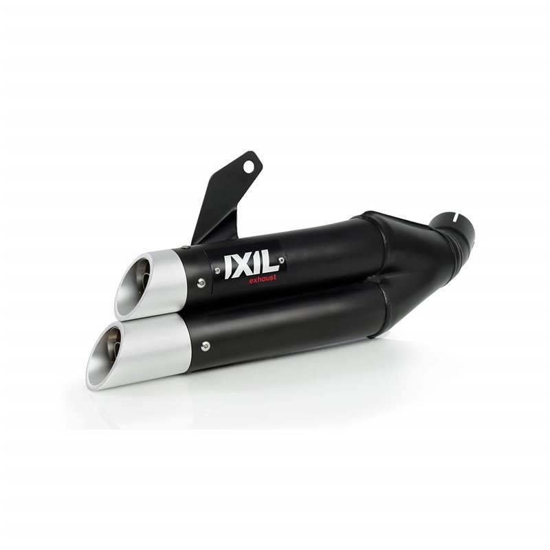 IXIL Uitlaatdemper Hyperlow Dual XL | Suzuki SV650(+X) | zwart