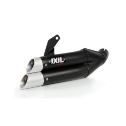 IXIL Uitlaatdemper Hyperlow Dual XL | Suzuki GSR750/GSX-S750 | zwart