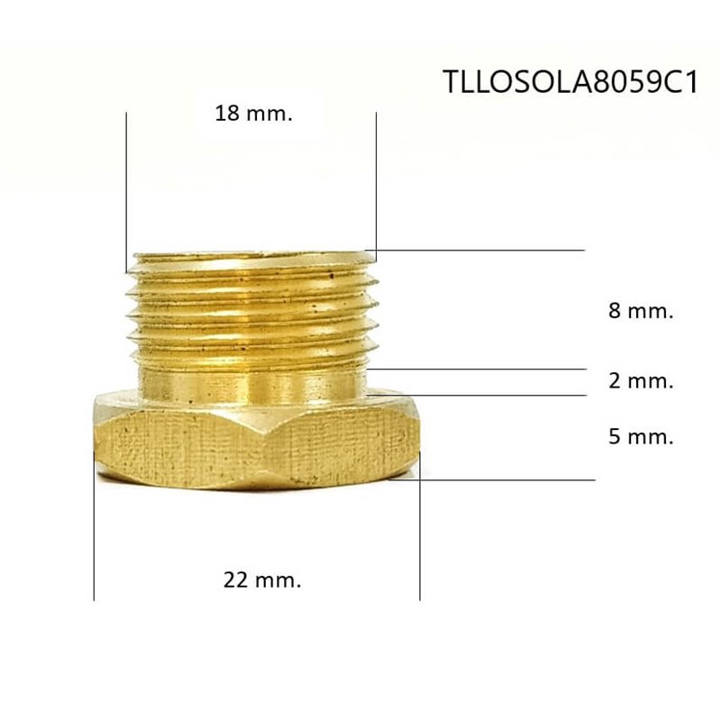 IXIL Brass screw for Lambda connection