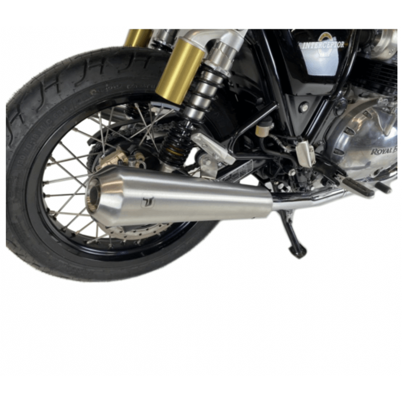 IXRACE Rear silencer FULL LINE, ROYAL ENFIELD GT 650 / INTERCEPTOR 650 , left/right, slip on (Euro5)