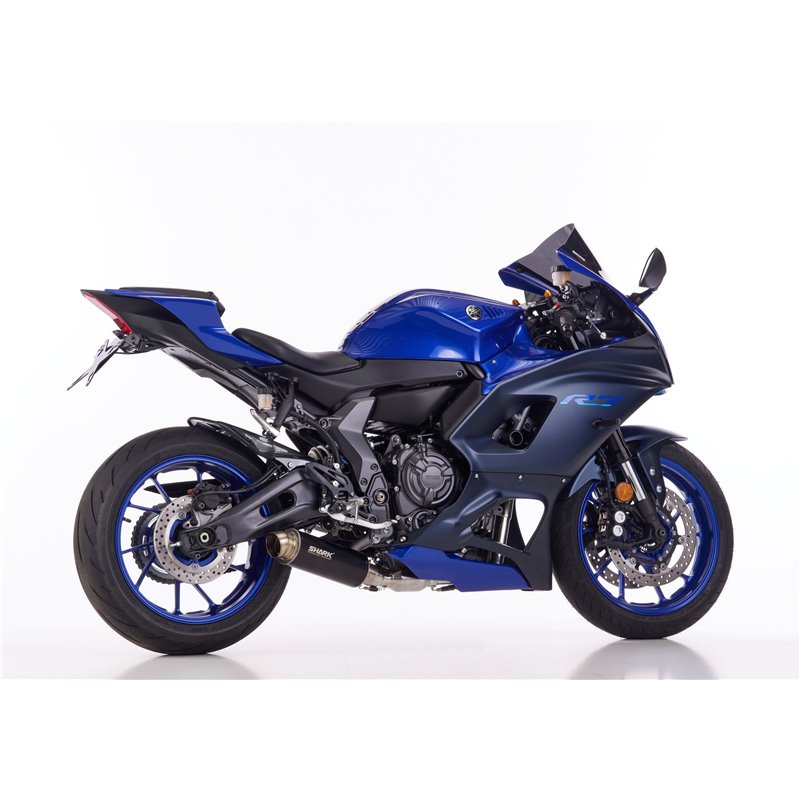 Shark full exhaust system SRC-4 S.S. | Yamaha YZF-R7 | black