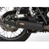 Shark Uitlaat Retro Classic | Triumph Bonneville T100/T120 | zwart