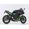 Shark Uitlaatsysteem DSX-10 | Kawasaki Ninja 650/Z650 | zwart