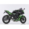 Shark Uitlaatsysteem DSX-7 | Kawasaki Ninja 650/Z650 | zilver