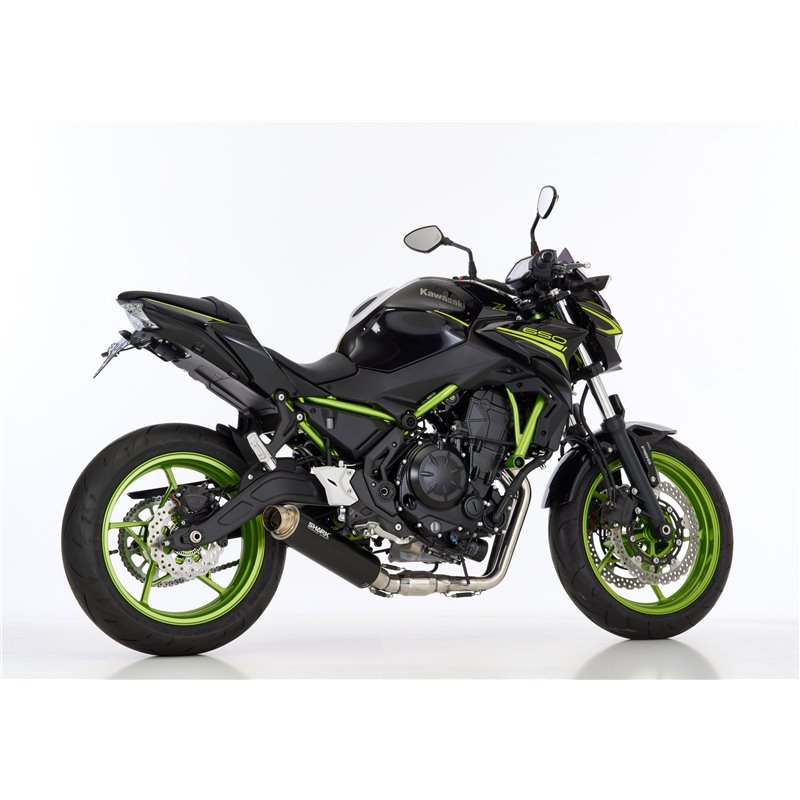 Shark full exhaust system SRC-4 | Kawasaki Ninja 650/Z650 | black