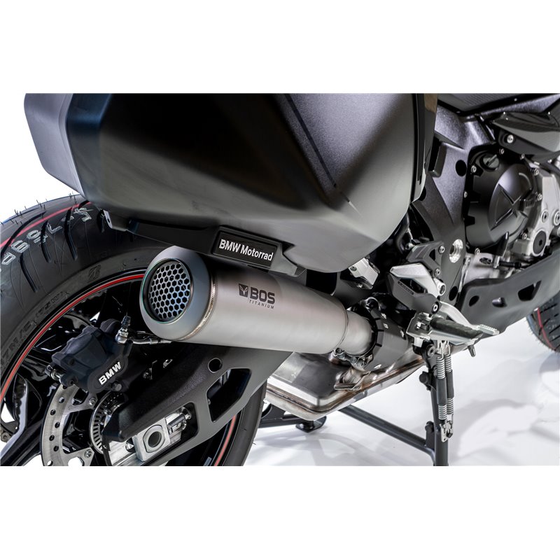 BOS silencer SSEC CU | BMW S1000XR | Titanium