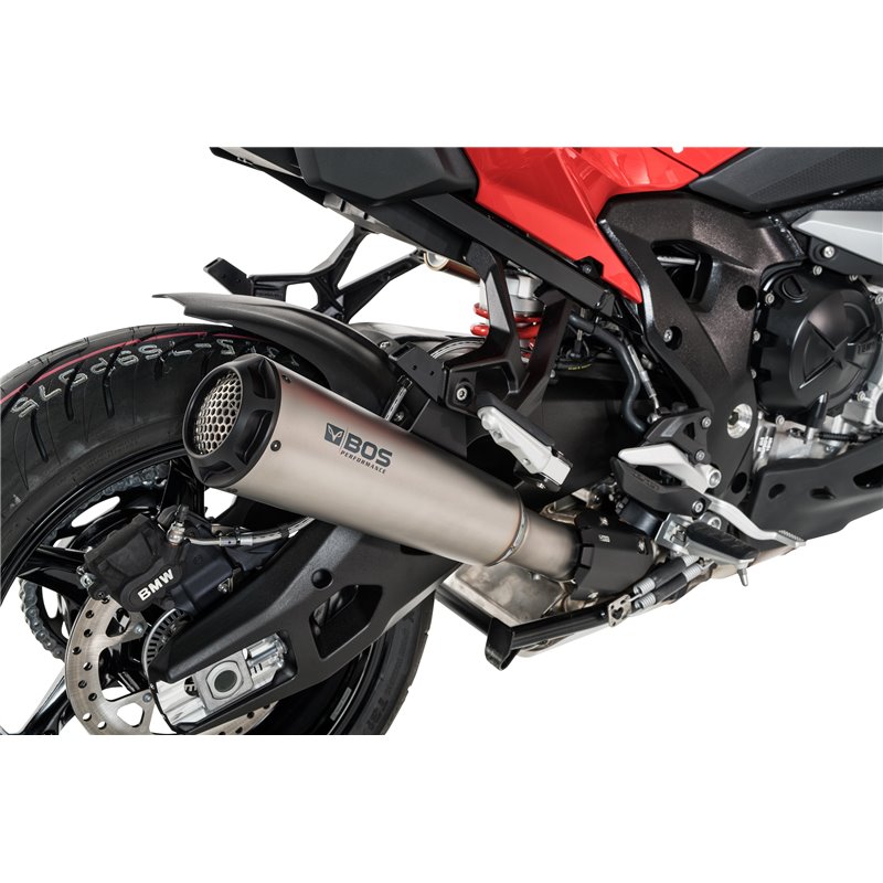 BOS silencer SSEC CU | BMW S1000XR | Titanium