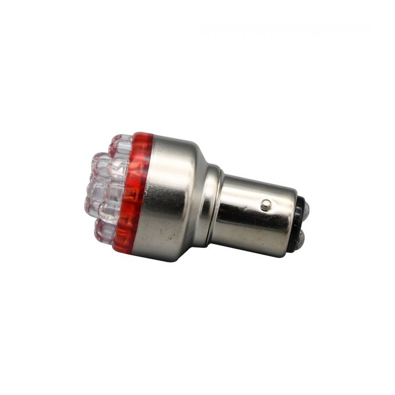 Bike-It Lamp LED 12V BAY15D (rood)