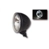 Highsider Koplamp Skyline + LED ring | H4 | 5.75" zwart onder