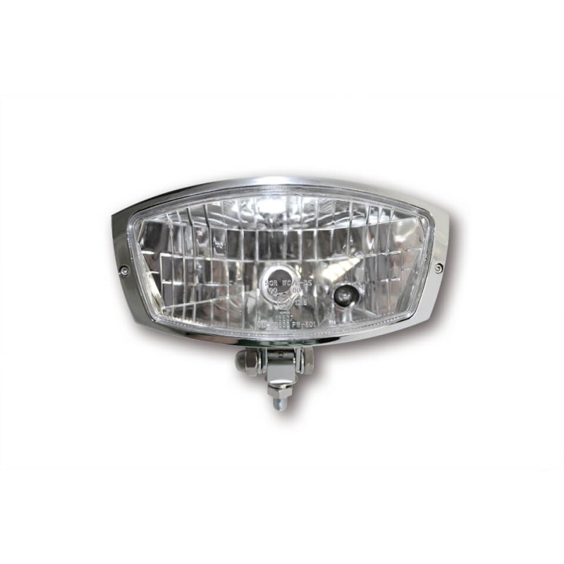 Highsider Koplamp Oregon | H4 bottom chrome