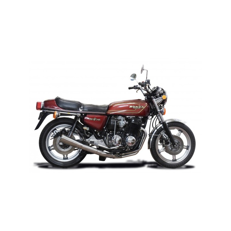 Delkevic Uitlaatsysteem Classic Megaphone 4-1 | RVS | Honda CB750 F2