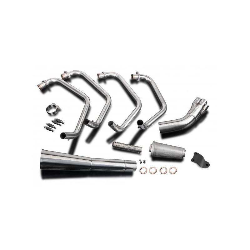 Delkevic Exhaust System Classic Megaphone 4-1 | S.S.| Kawasaki KZ1000