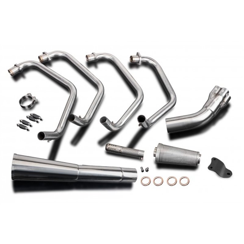 Delkevic Exhaust System Classic Megaphone 4-1 | S.S.| Kawasaki Z1000 A1-A2