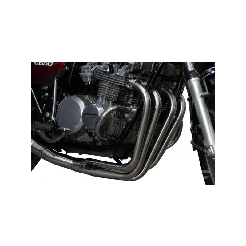 Delkevic Exhaust System Classic Megaphone 4-1 | S.S.| Kawasaki Z650