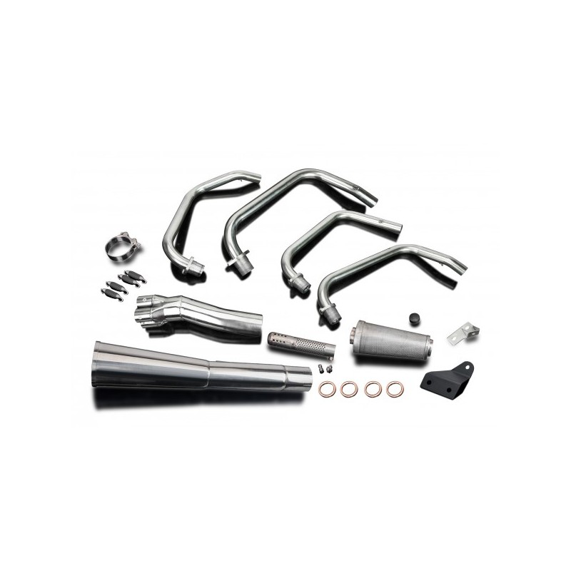 Delkevic Exhaust System Classic Megaphone 4-1 | S.S.| Kawasaki ZN700A