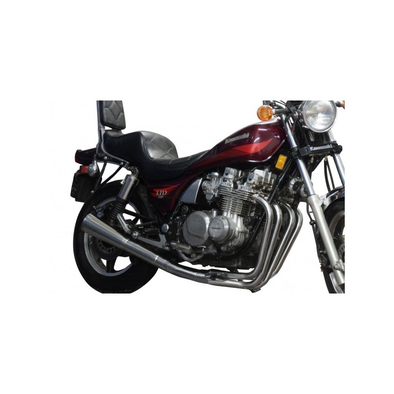 Delkevic Exhaust System Classic Megaphone 4-1 | S.S.| Kawasaki ZN700A